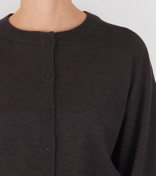Amara Cardigan Dark Brown