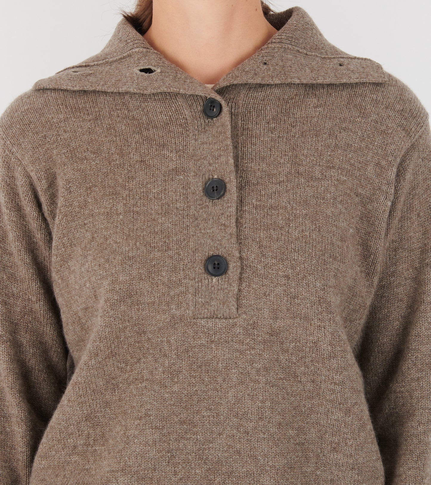 Maji Sweater Pure Light Brown