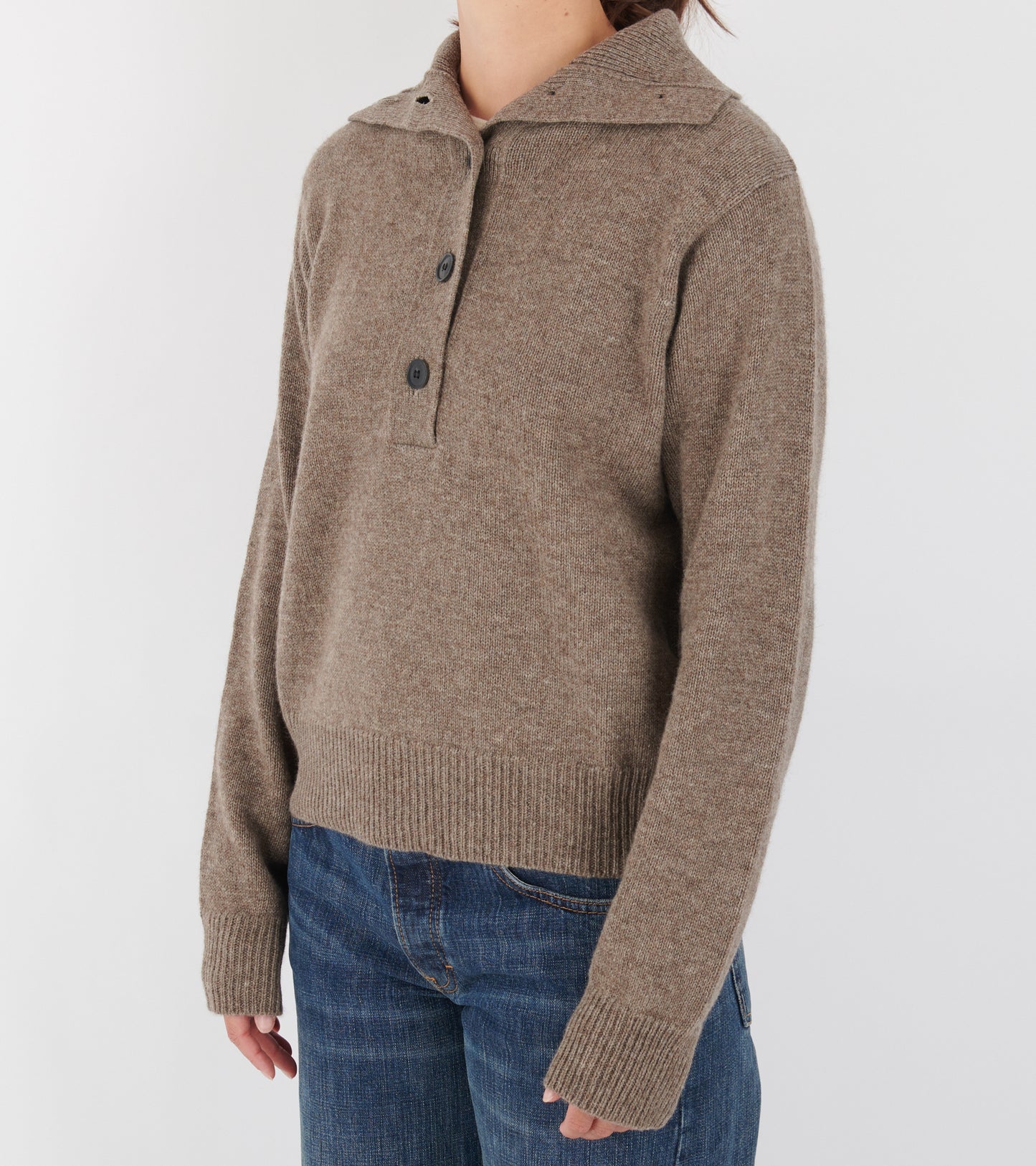 Maji Sweater Pure Light Brown