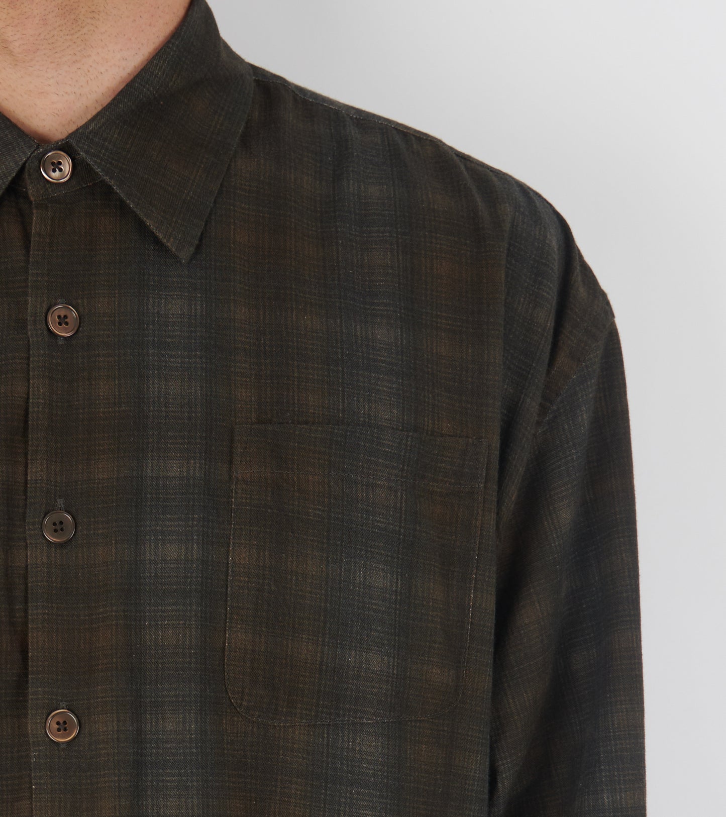 Borrowed Shirt More Check Print