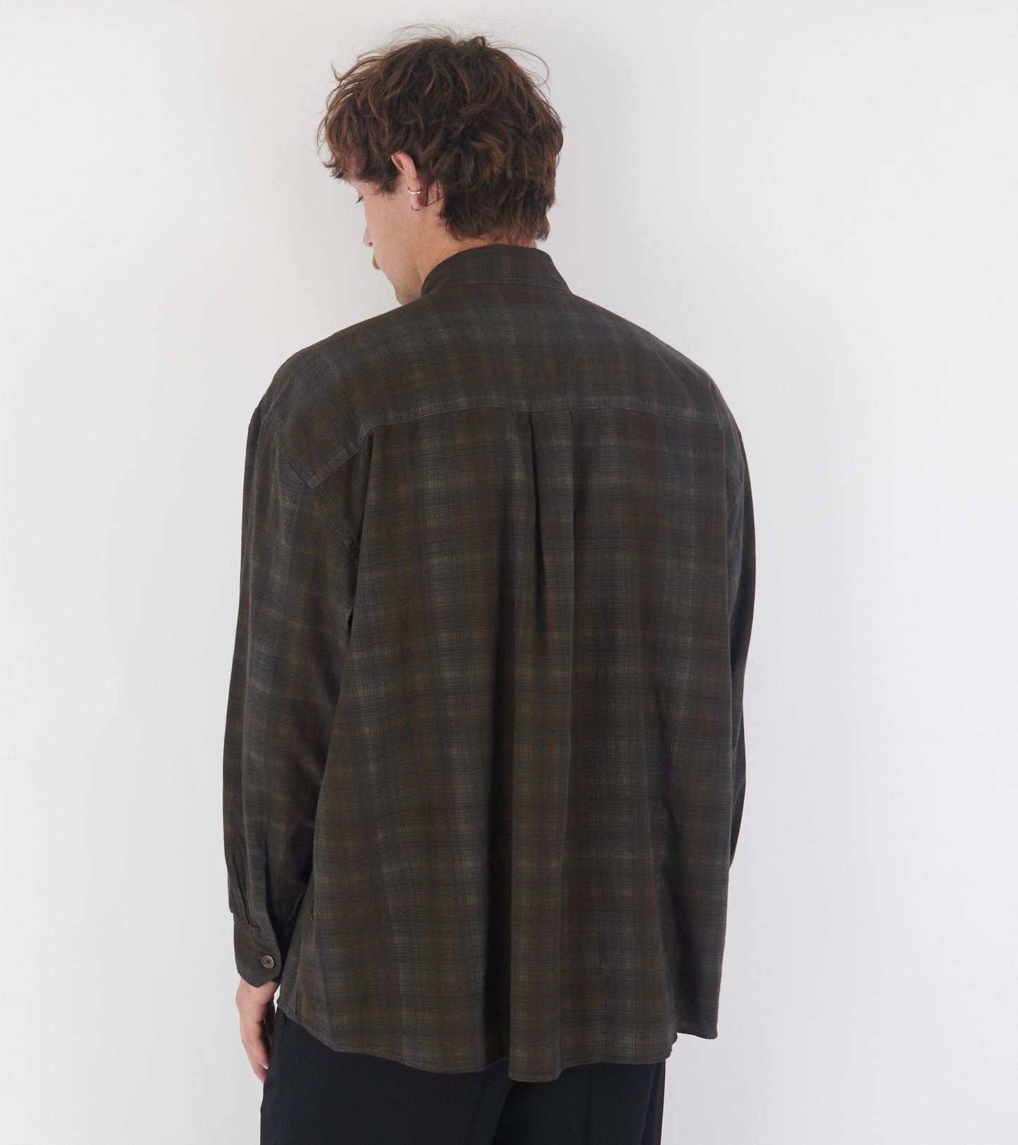 Borrowed Shirt More Check Print