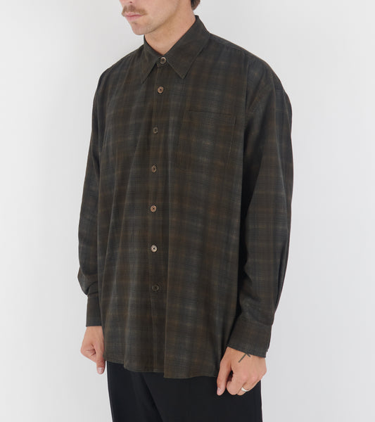 Borrowed Shirt More Check Print