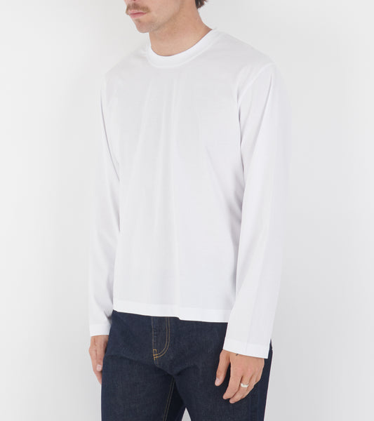 Seam Tee LS White