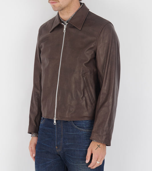 Mini Jacket Matted Brown Waxed Bovine