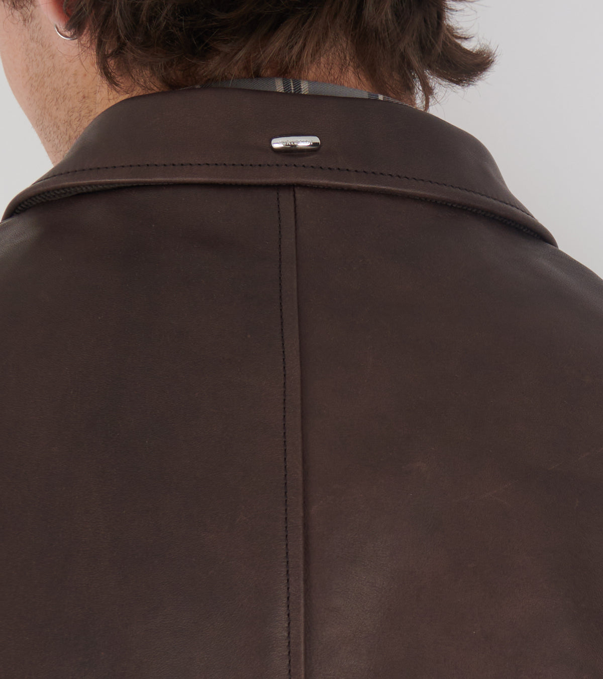 Mini Jacket Matted Brown Waxed Bovine
