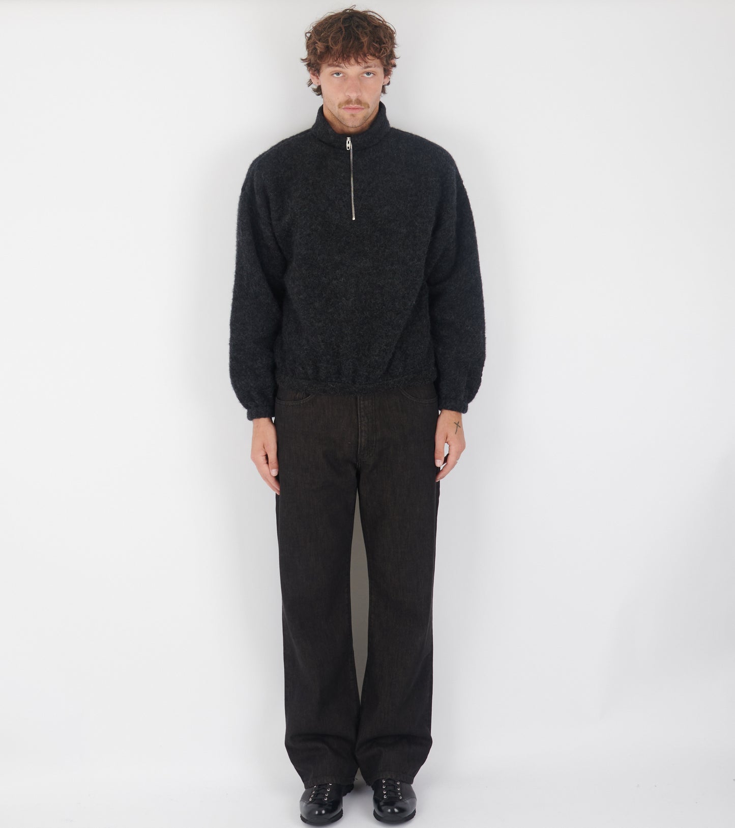 Soft Wool Fleece Lava Stone
