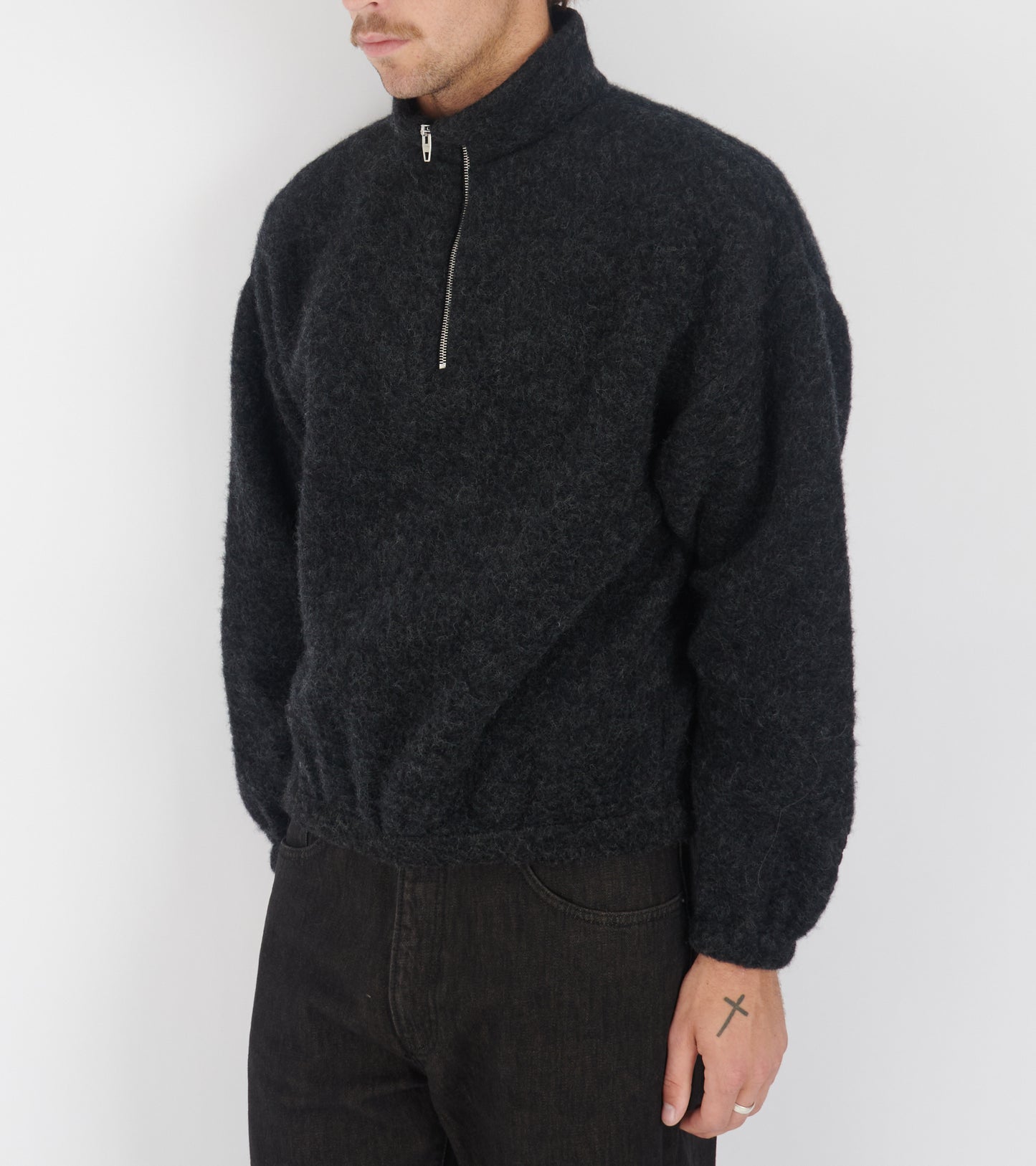 Soft Wool Fleece Lava Stone