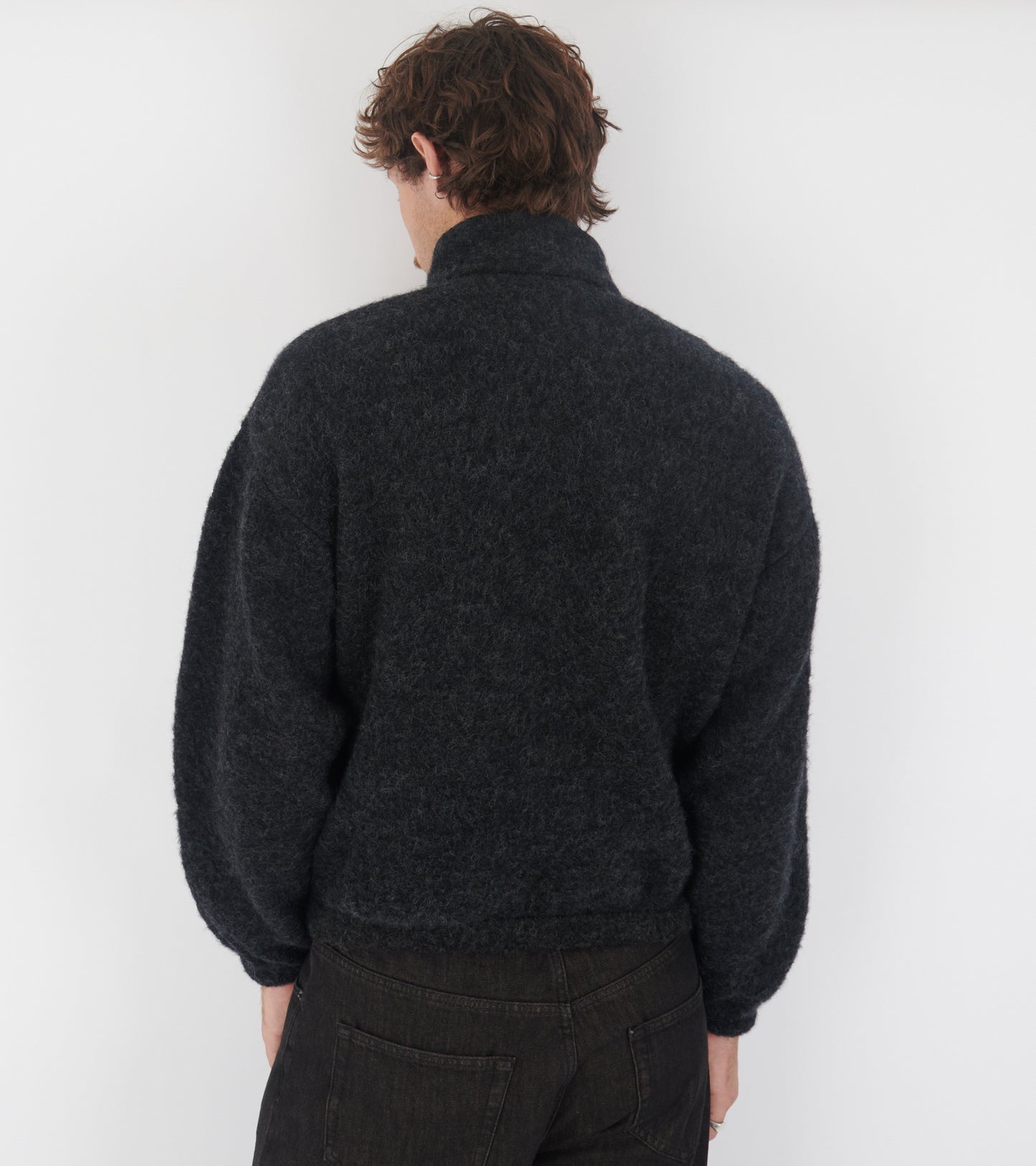 Soft Wool Fleece Lava Stone