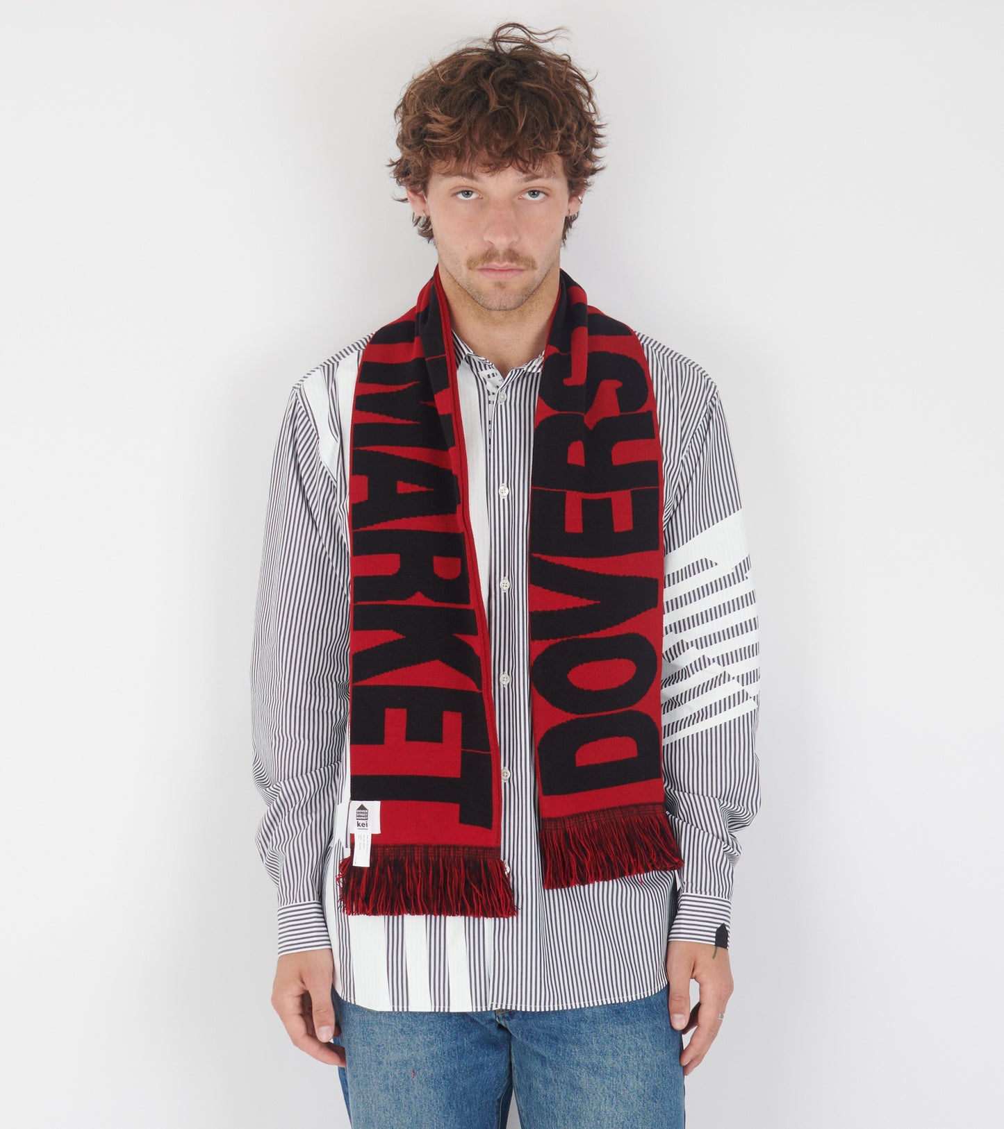 DSM Football Scarf Red/Black