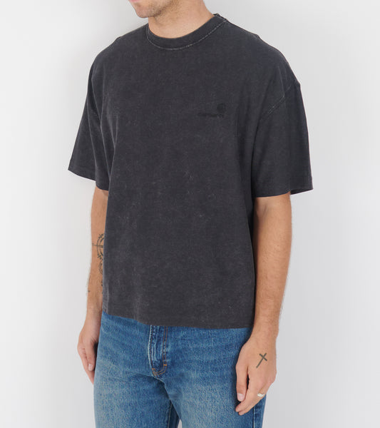 S/S Lambert T-shirt Black Moon Wash