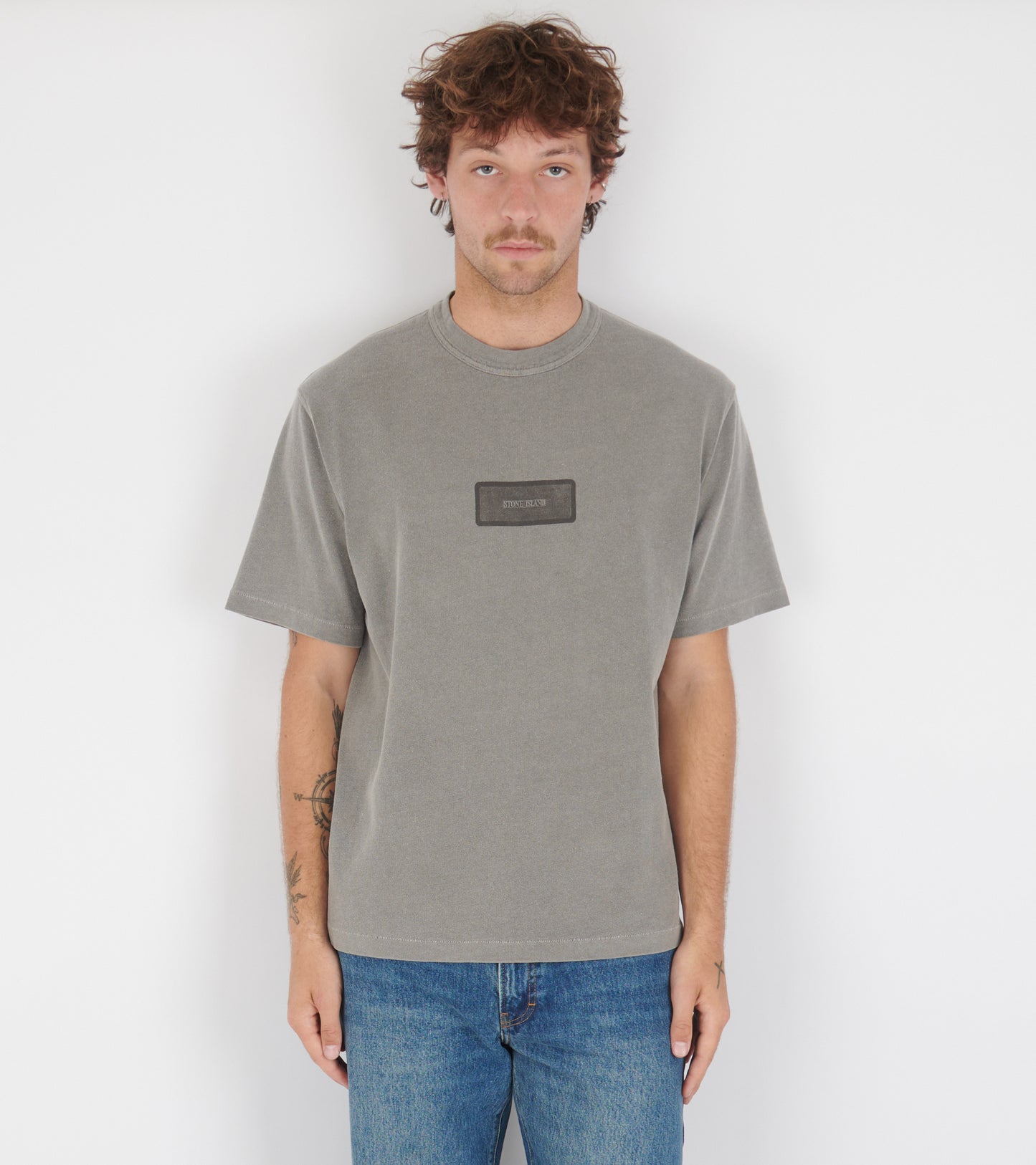 Heavy Logo T-shirt Grey
