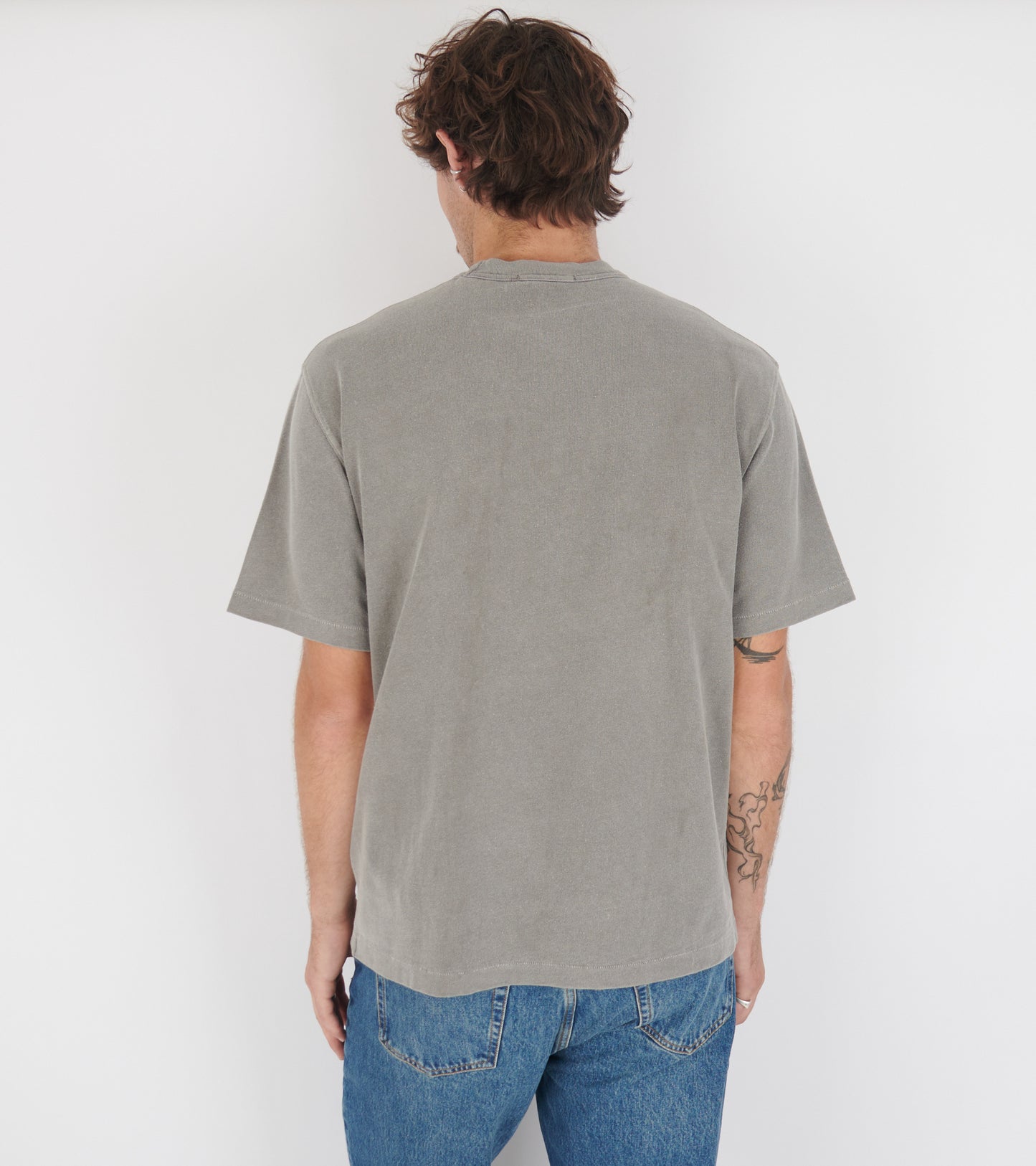 Heavy Logo T-shirt Grey