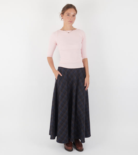 Laura Boat Neck Top Pink