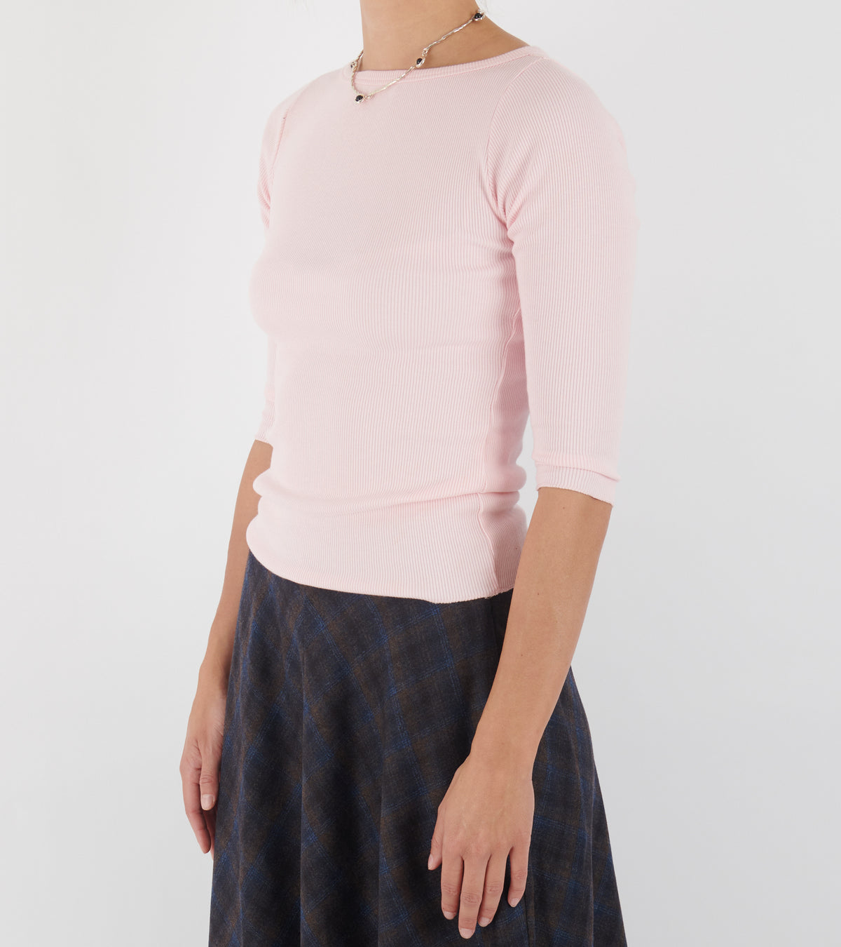 Laura Boat Neck Top Pink