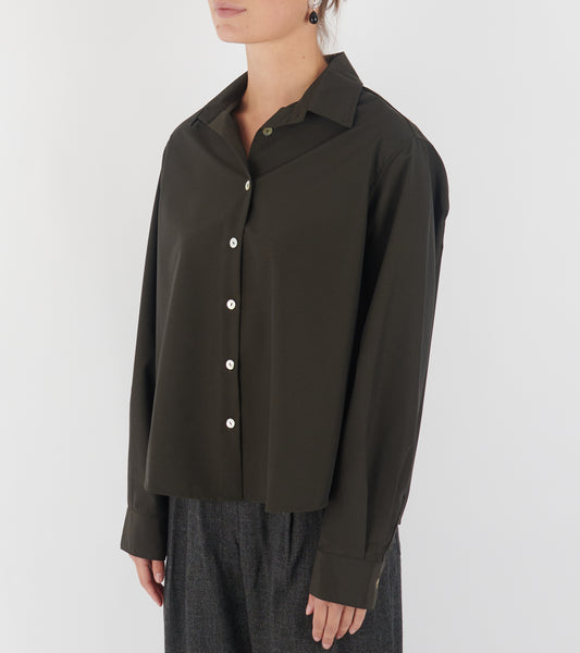 Signe Shirt Dark Brown