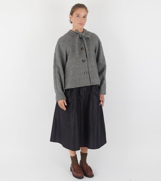 Marie Jacket Check Gray
