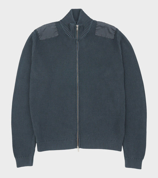 Voy Zipper Knit Washed Black