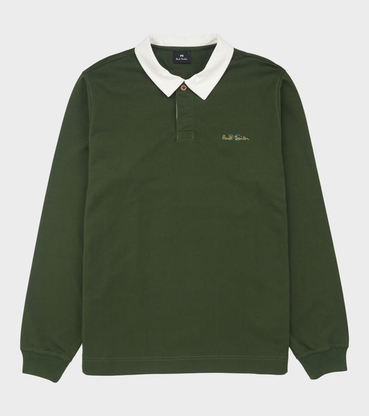 Long-sleeved Polo Green