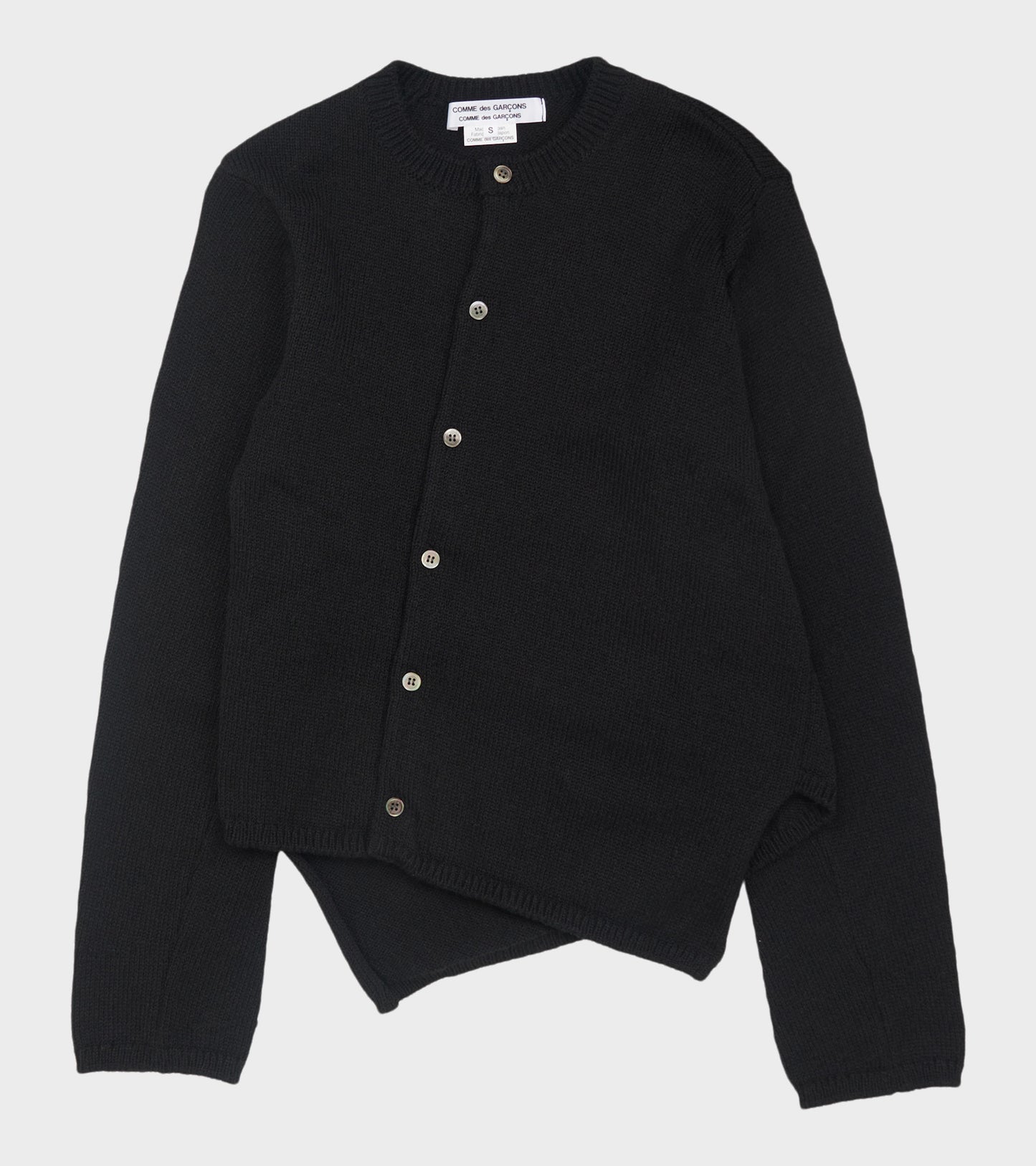 Asymmetrical Cardigan Black