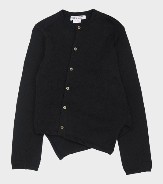 Asymmetrical Cardigan Black