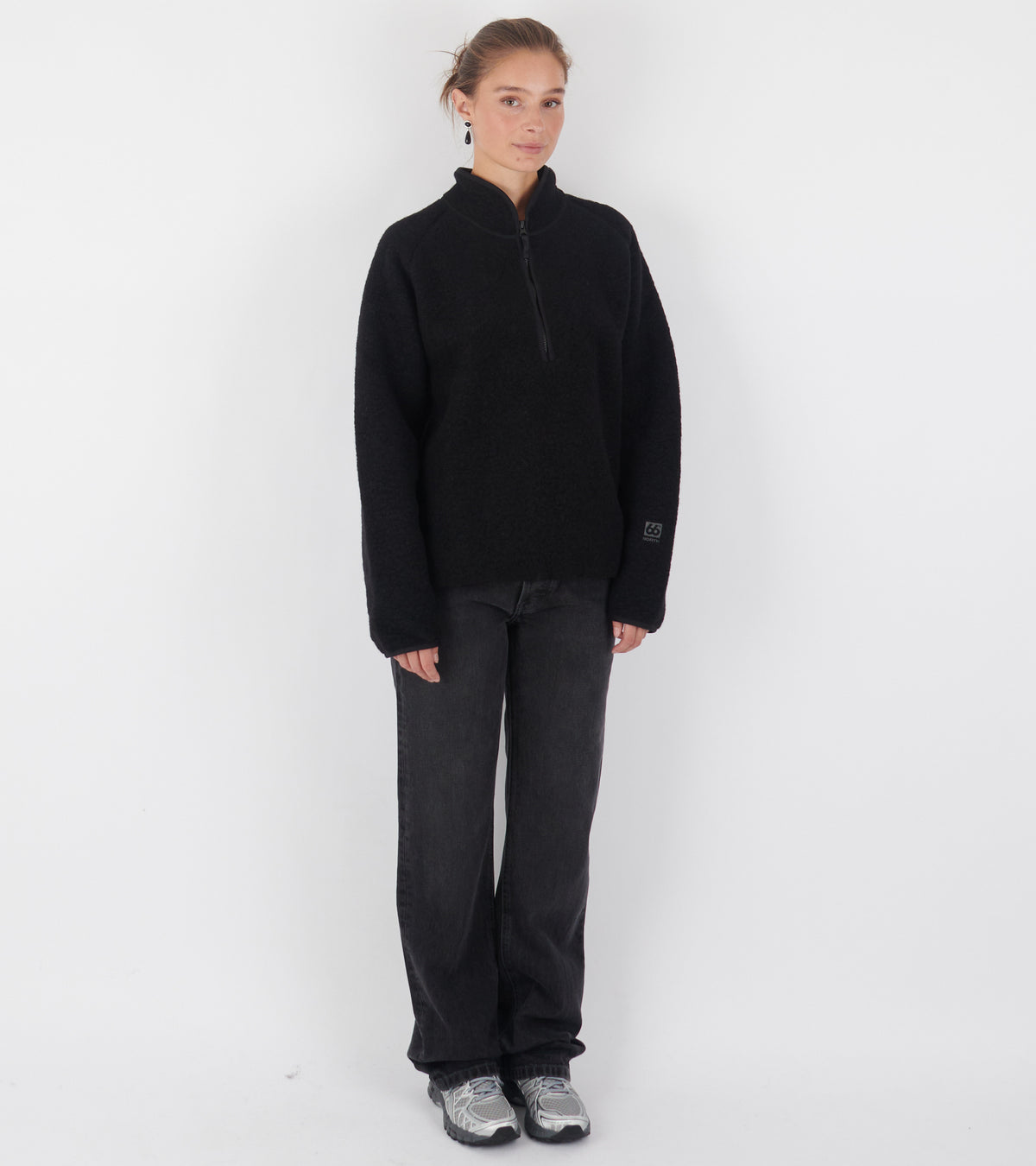 Kaldi Half Zip Black