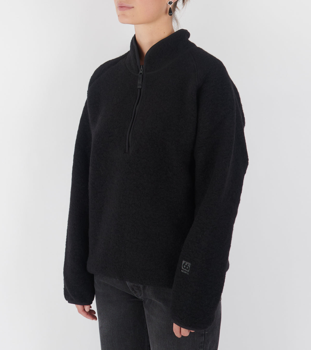 Kaldi Half Zip Black