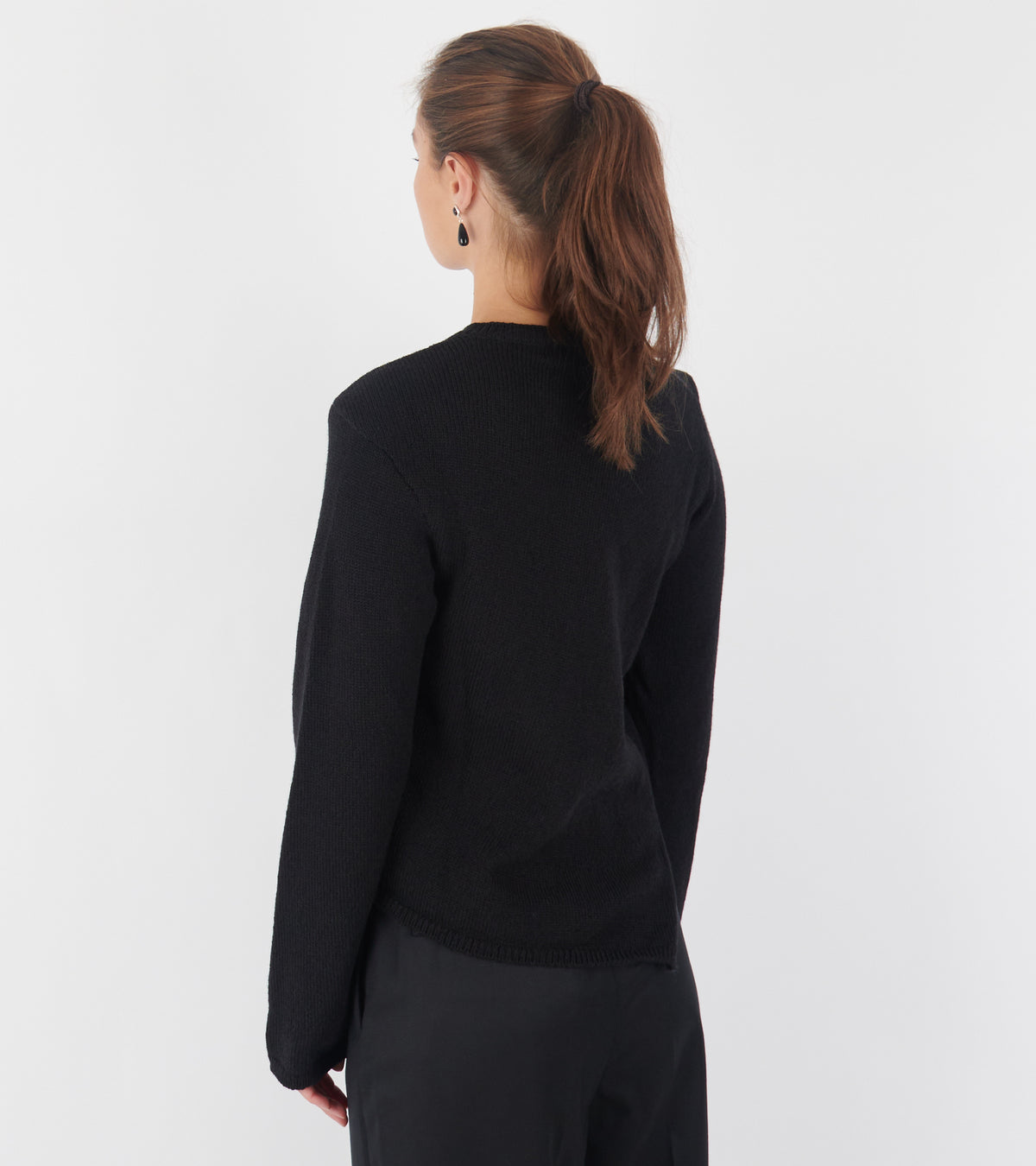 Asymmetrical Cardigan Black