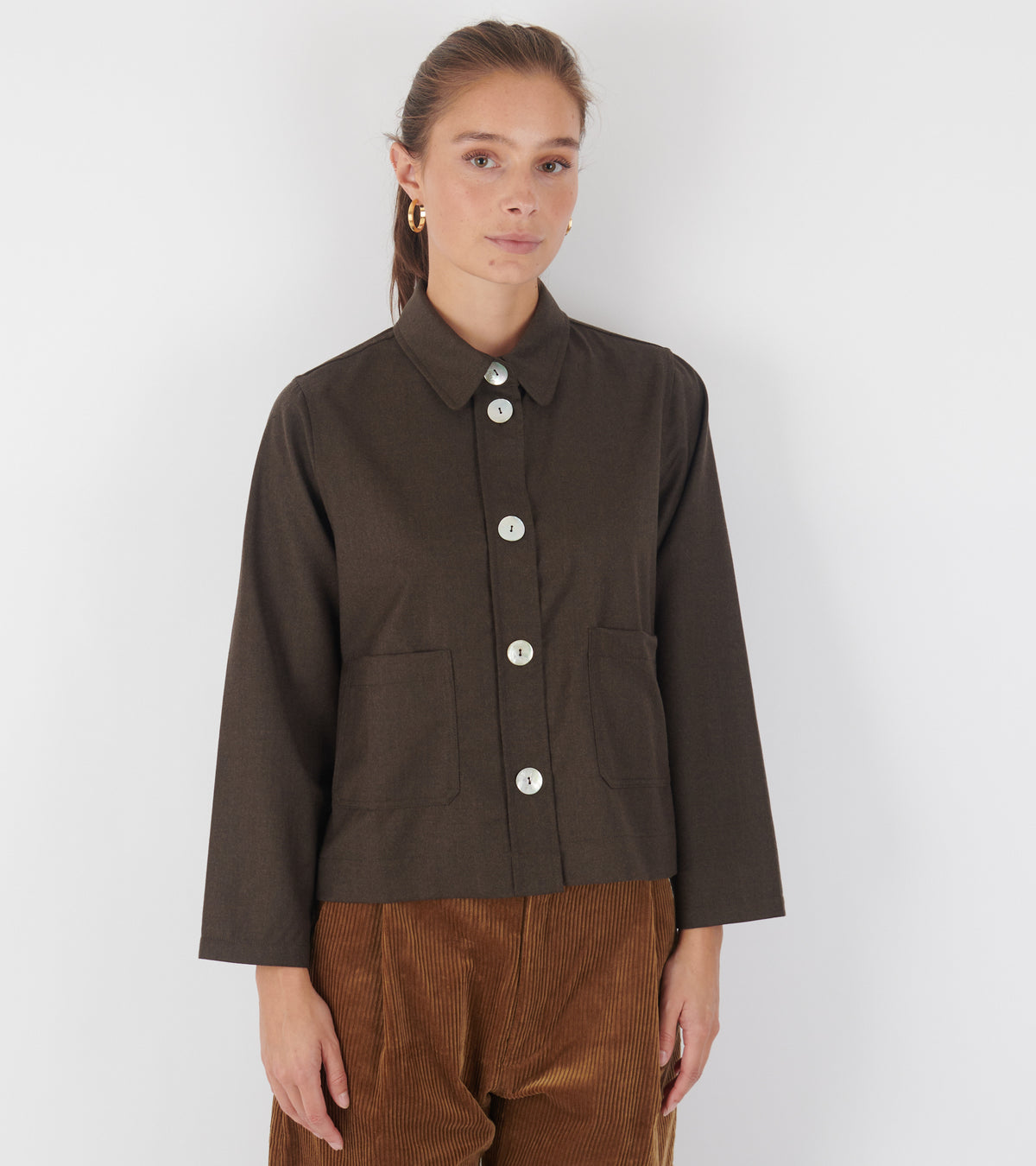 Amanda Long Sleeve Brown