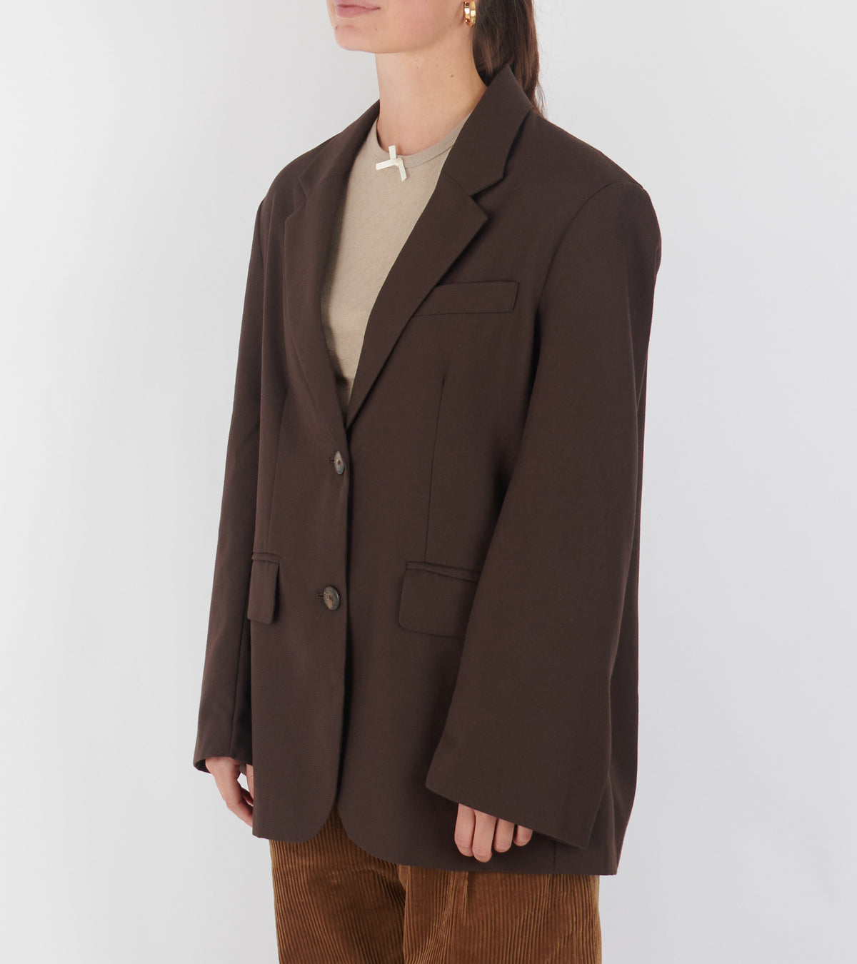 Alberte Blazer Dark Brown
