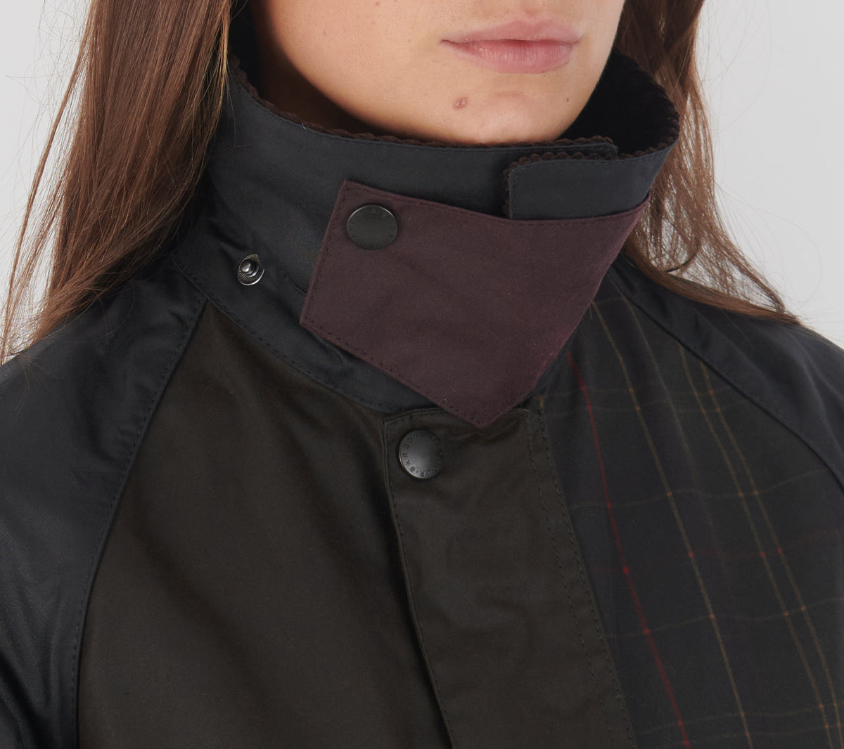 Patchwork OS Bedale Wax Jacket Tartan Mix