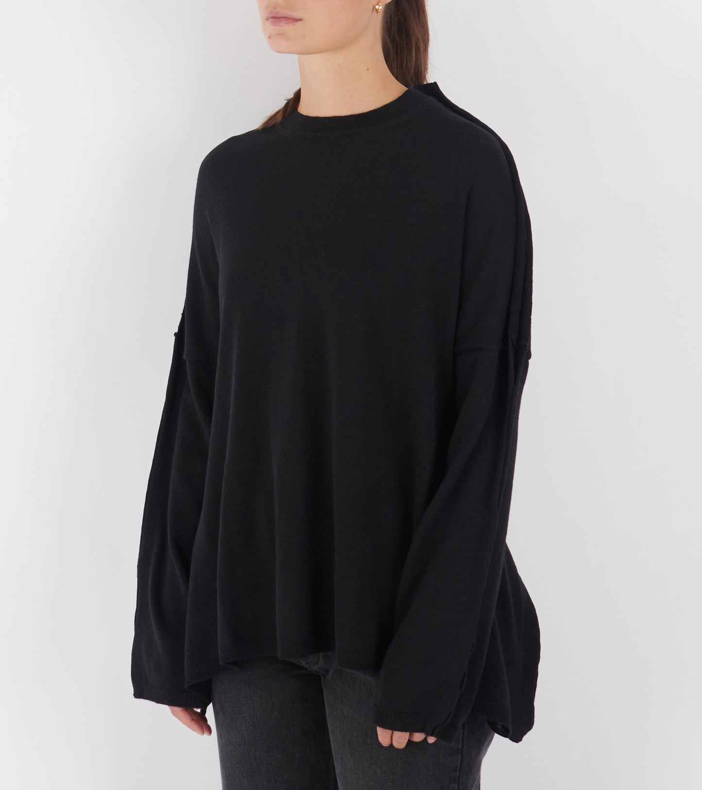 Square Sweater Black