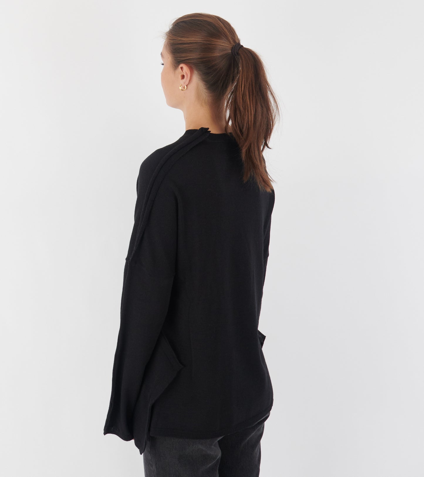 Square Sweater Black