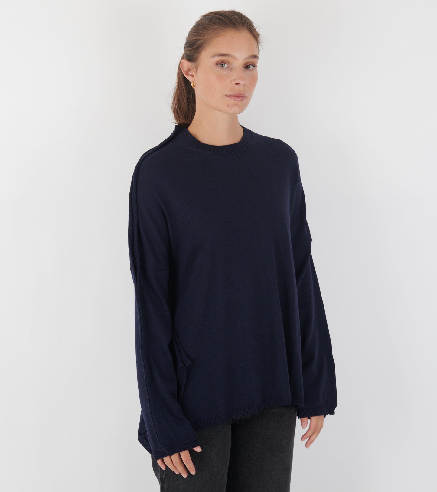 Square Sweater Navy