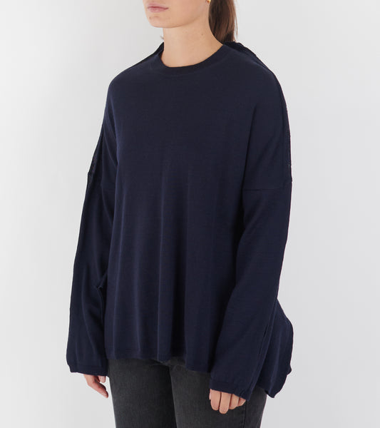 Square Sweater Navy