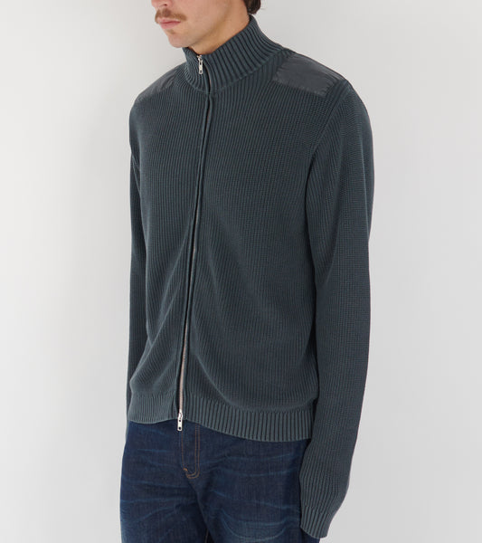 Voy Zipper Knit Washed Black