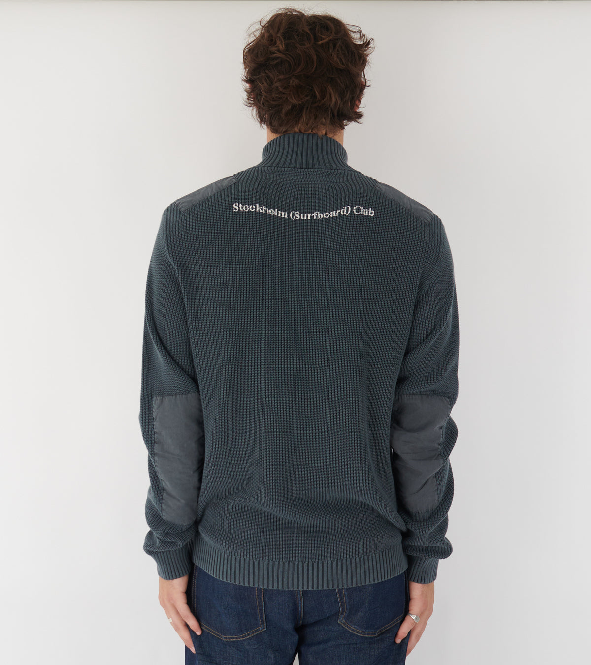 Voy Zipper Knit Washed Black