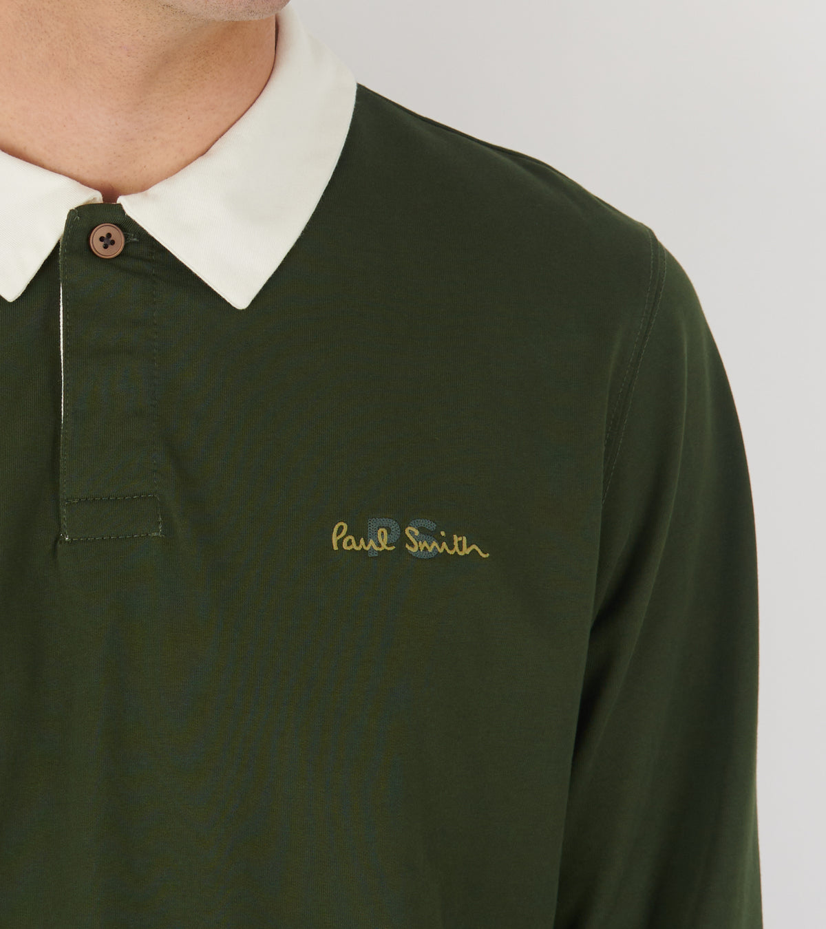 Long-sleeved Polo Green