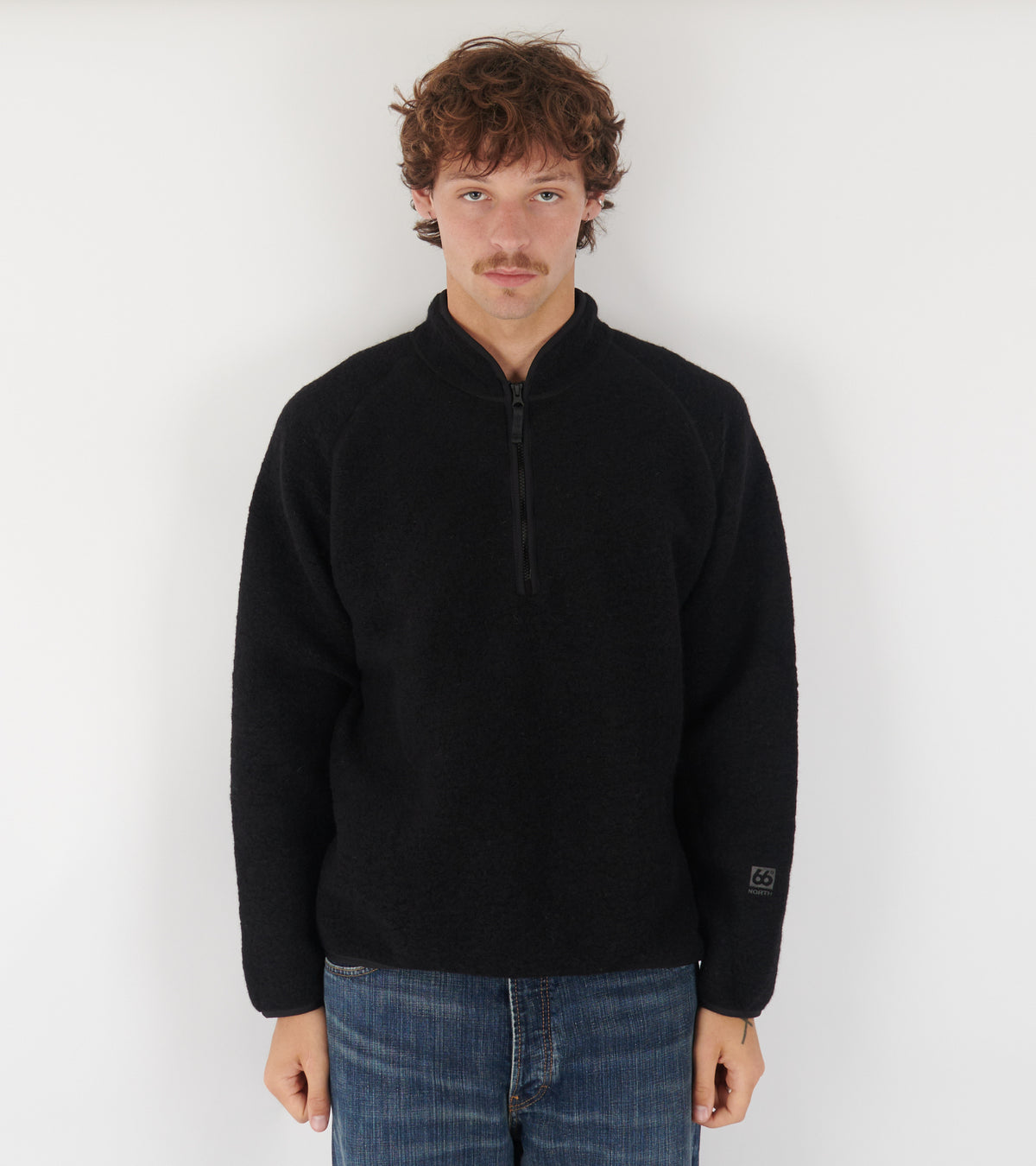 Kaldi Half Zip Black