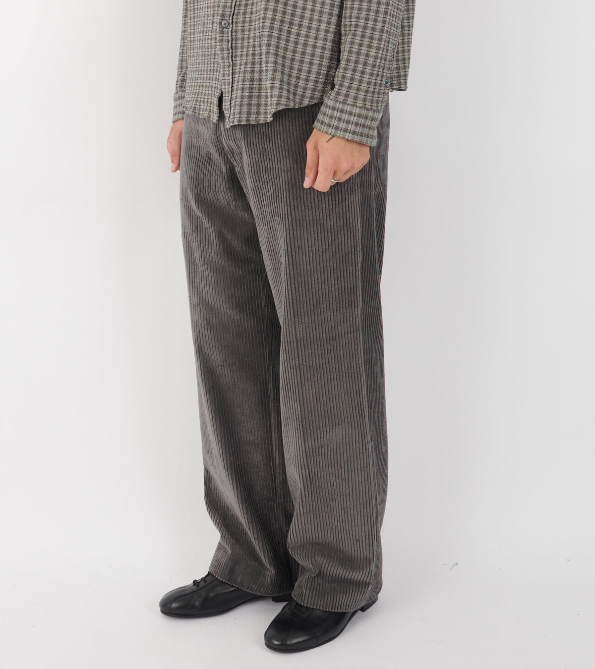 Bridge Trouser Cord Light Grey