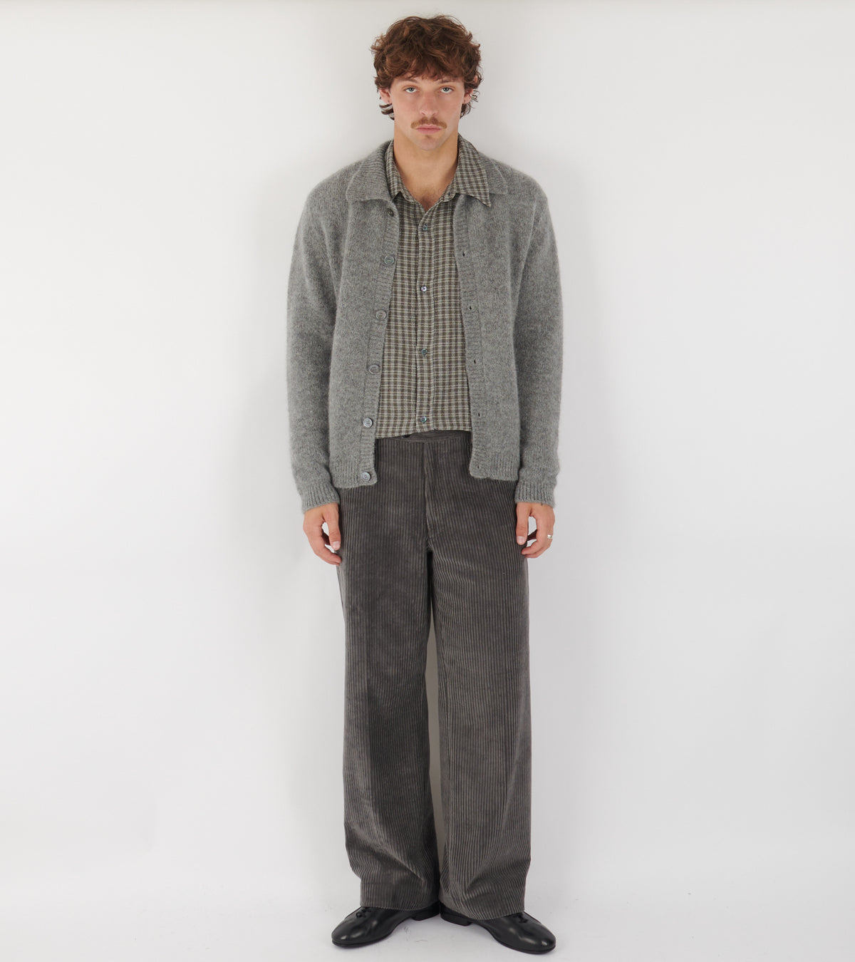 Alpaca Cardigan Grey
