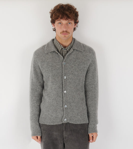Alpaca Cardigan Grey