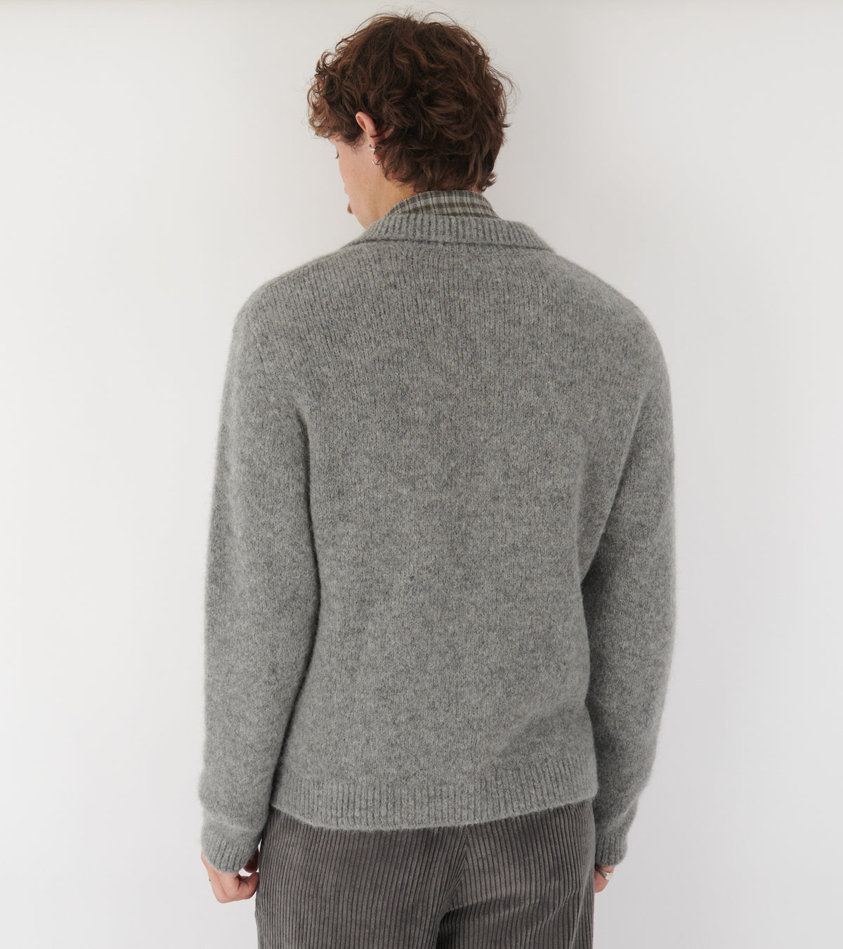 Alpaca Cardigan Grey