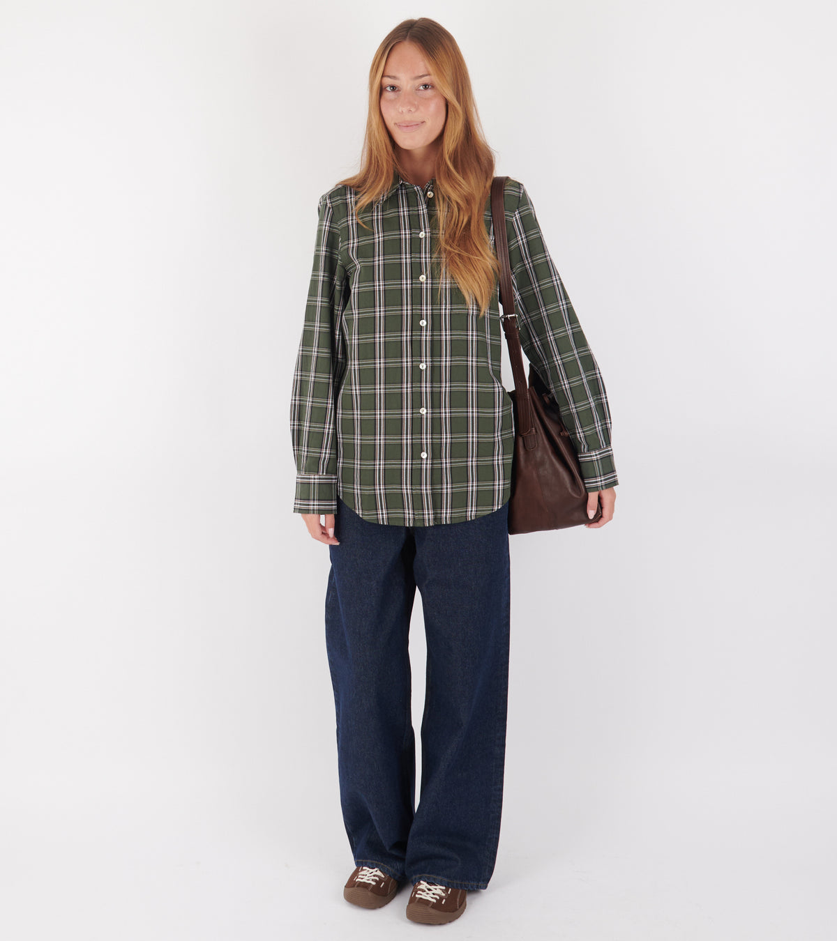 Nico Shirt Green/White Check
