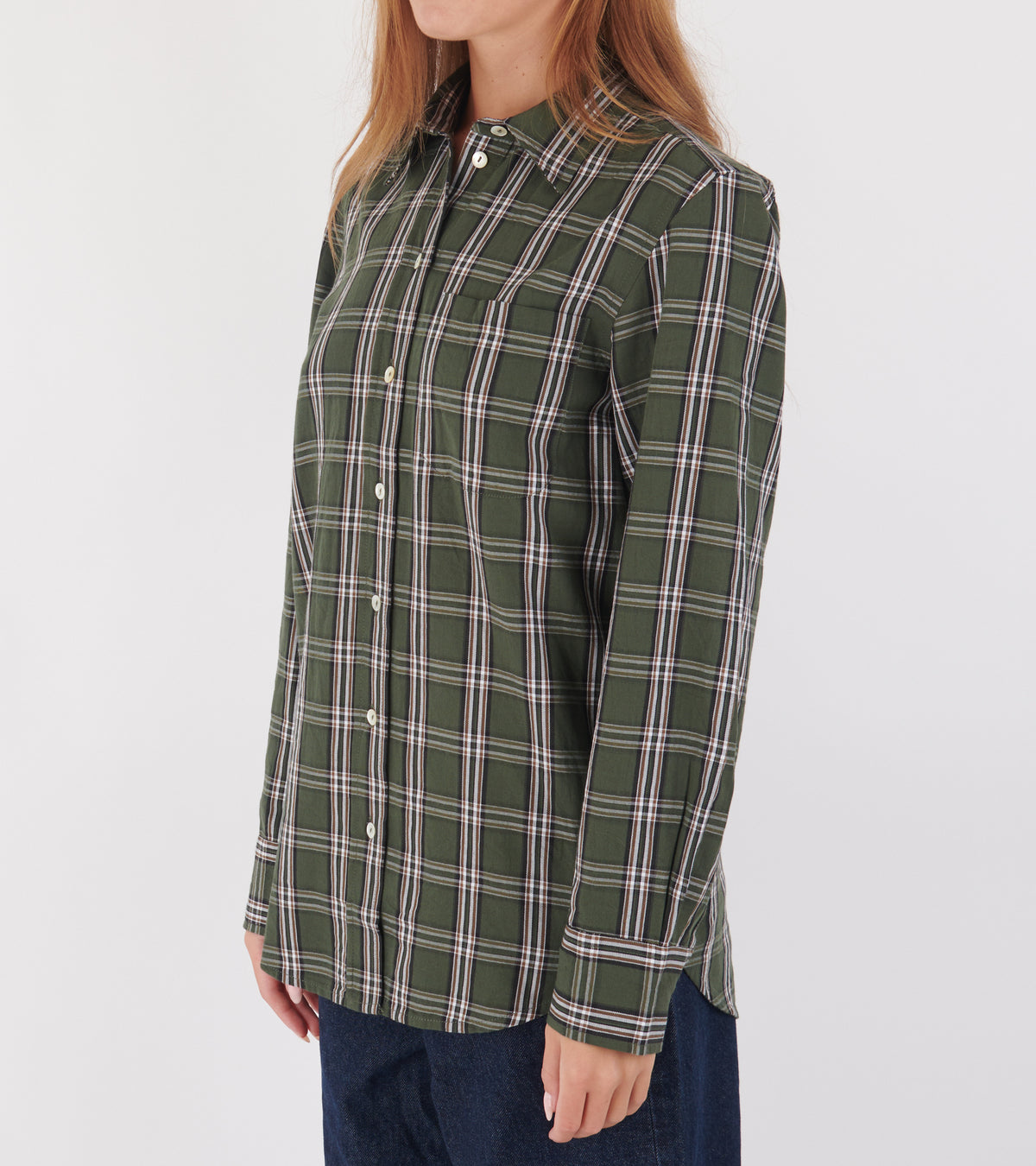 Nico Shirt Green/White Check