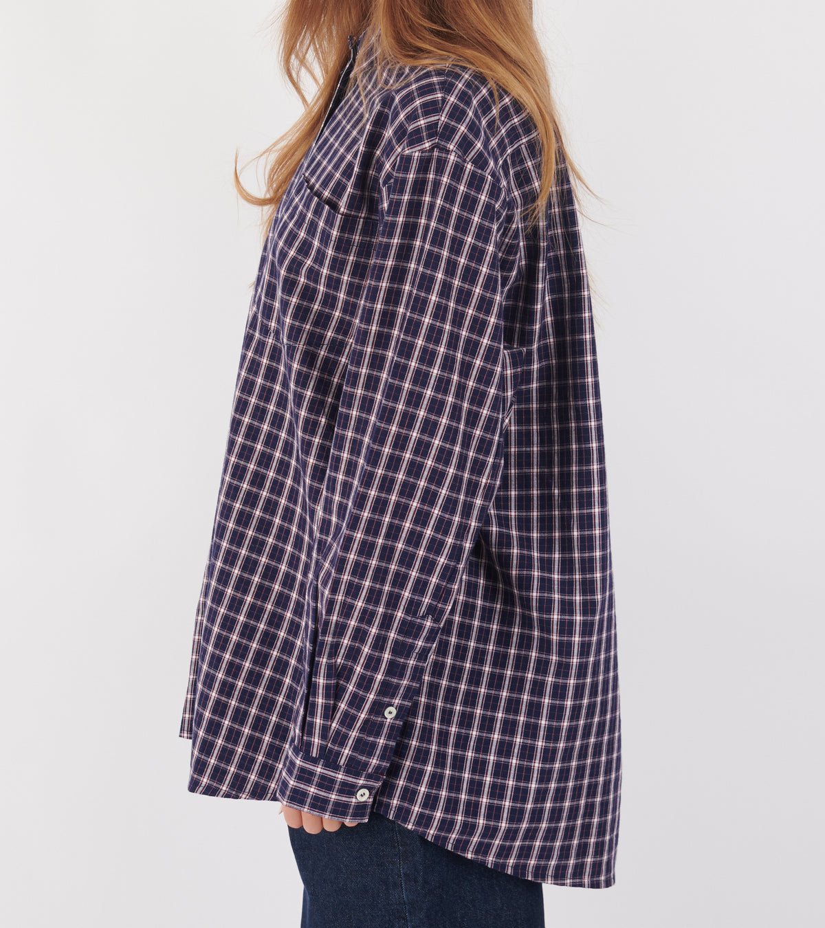 Edgar Shirt Navy/White/Red Check