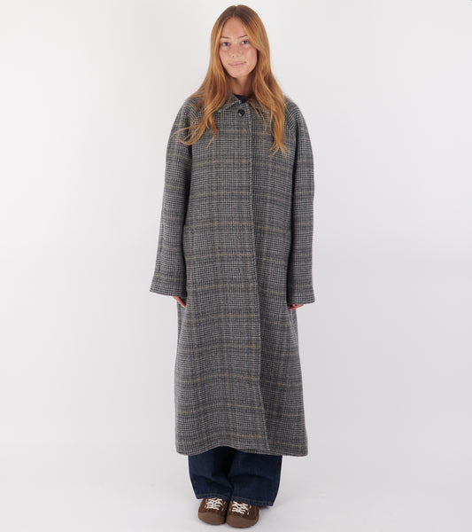 Mary Coat Grey Check