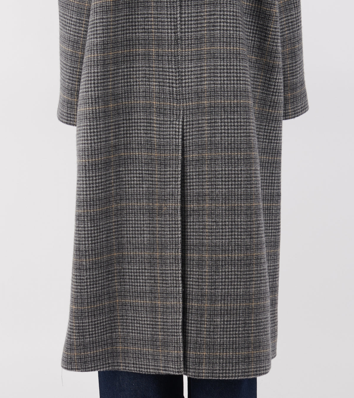 Mary Coat Grey Check