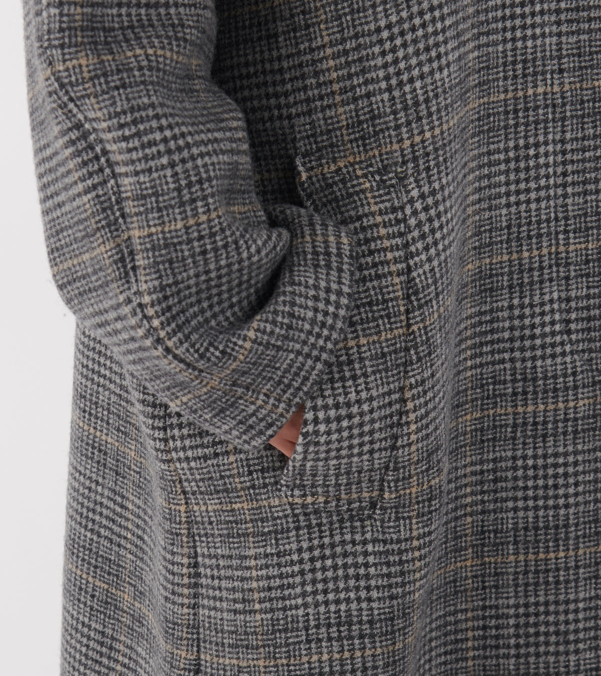 Mary Coat Grey Check
