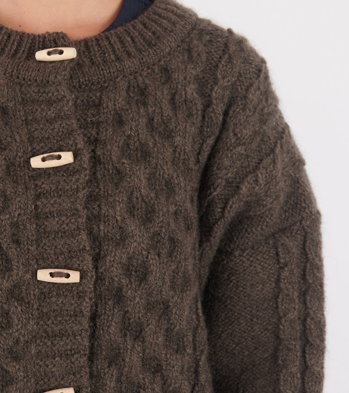 Lennox Cardigan Dark Brown