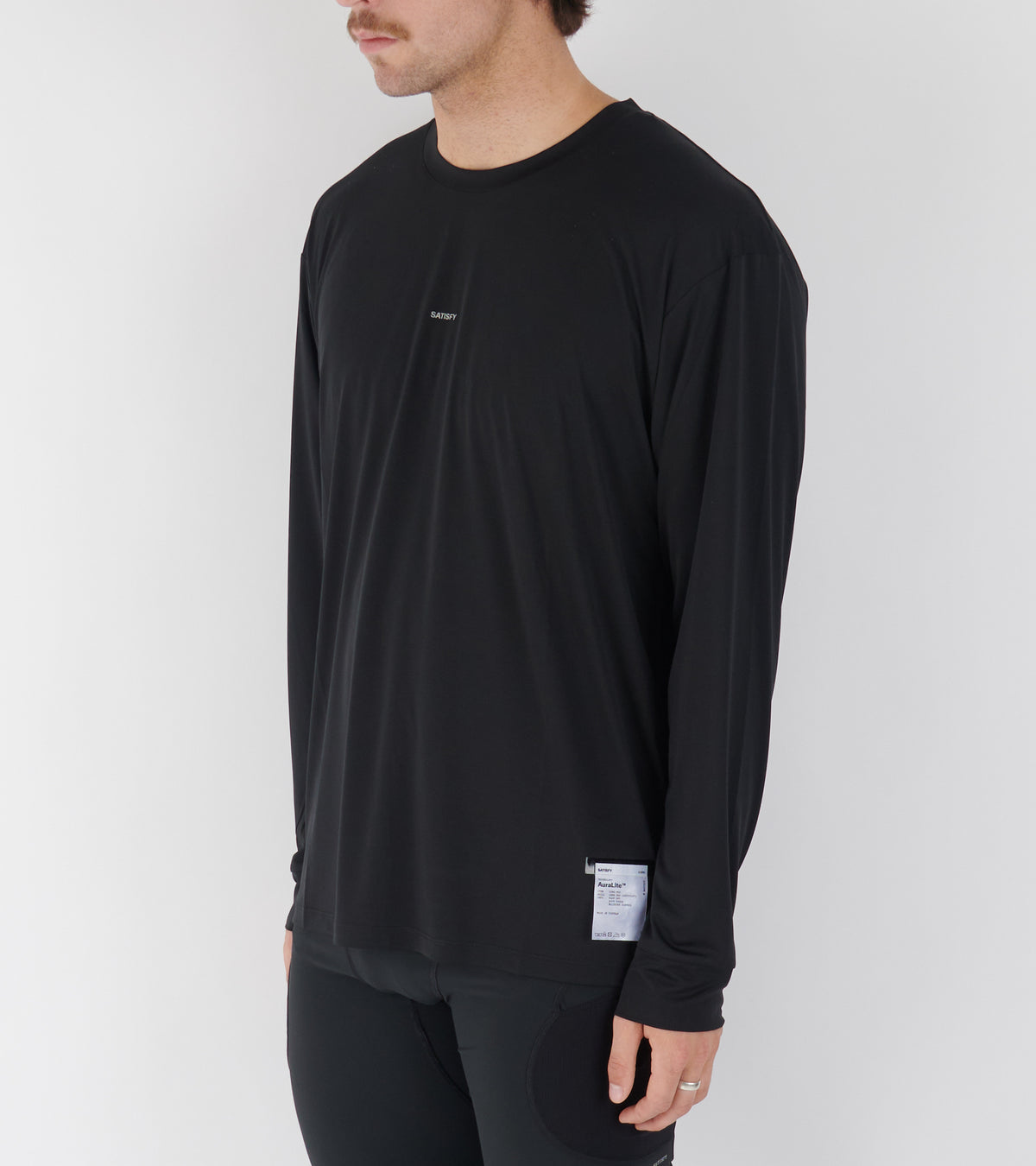 AuraLite Long Tee Black SA